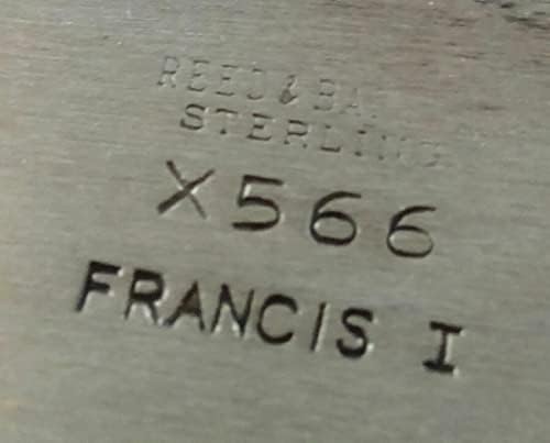 פרנסיס אני מאת ריד וברטון סטרלינג קערת פרי סגלגל x566