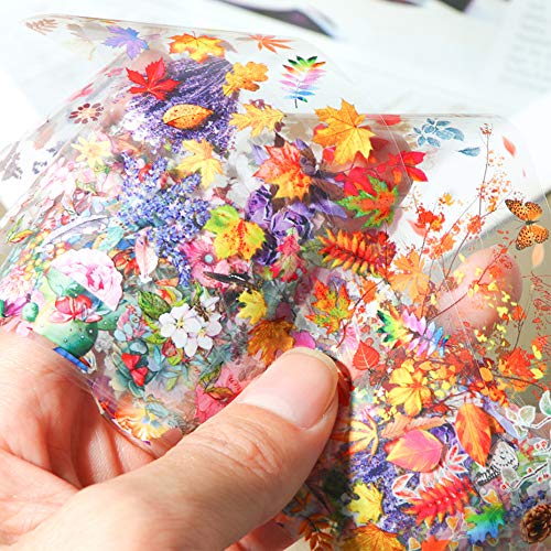 10 גיליונות רדיד נייל אמנות מדבקות נייל לסכל העברת מדבקת שקפי נייל אספקת אמנות צבעוני פרחים עלה