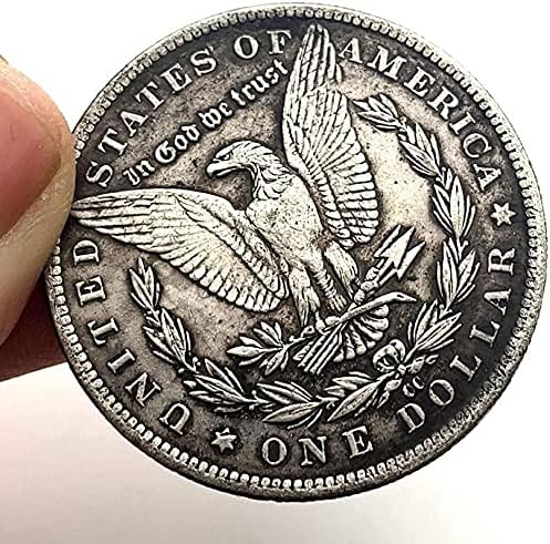 מדינות 1921 נדודים מטבע טירנוזאורוס טרור מדליית כסף מצופה הנצחה מטבע מזל עותק מטבע עם מגן מקרה