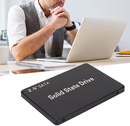 SSD פנימי, 1500 גרם התנגדות זעזועים מארז סגסוגת אלומיניום שחור 2.5 אינץ 'SSD למחשב למחשב שולחני למשרד