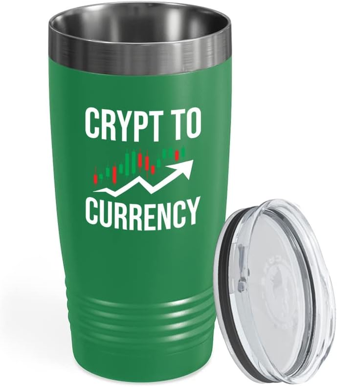 מטבע מבוזר ירוק ויקינג כוס 20 עוז-קריפטה למטבע-מניות סוחר ברוקרים השקעות לרכוש שוק יועץ פיננסי