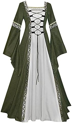שמלות אקרליס 1800 לנשים סקסיות מסורתיות מסורתיות באורך רצפה שמלות כימיה תלבושות סאטן סאטן שרוול שרוול