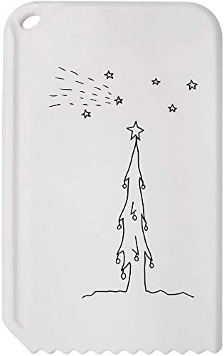מגרד קרח פלסטיק 'כוכבי יריות ועץ חג המולד' מגרד קרח מפלסטיק
