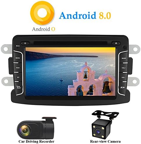 Xisedo Android 8.0 1 DIN 7 STEREO STEREO AUTORADIO RAM 4G ROM 32G HEAD יחידה רדיו רדיו GPS ניווט ל Dacia