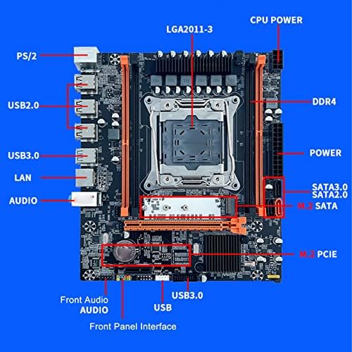 משולבת מעבד האם עבור H81 B85 Chipset, LGA 2011-3 E5 2620 מעבד לוח אם עם 4 משבצות זיכרון DDR4, כרטיס
