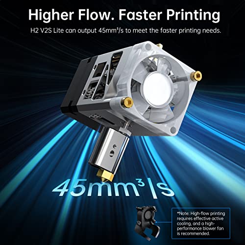 Bique H2 V2S Lite Extruder Direct Druder מכבש זרימה גבוהה הדפסת מהירות גבוהה להדפסת Ender 3 Pro Biqu
