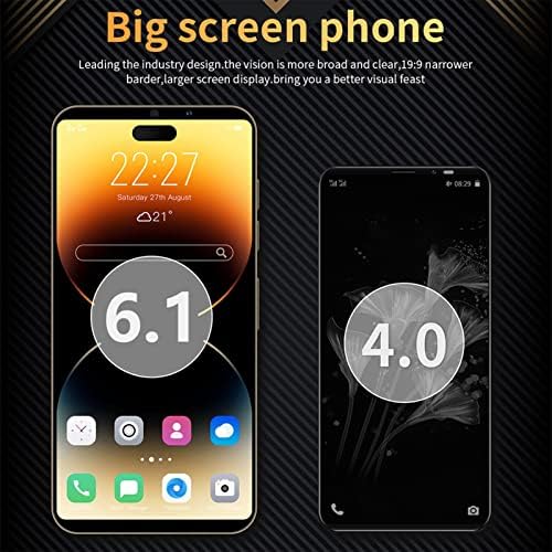 טלפון סלולרי לא -נעול של Ariarly I14 Pro Max 6.1 אינץ 'סמארטפון לאנדרוד 11.0 4GB + 64GB סמארטפון תמיכה