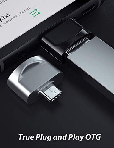 USB C נקבה ל- USB מתאם זכר תואם ל- Samsung Galaxy A8+ עבור OTG עם מטען Type-C. השתמש במכשירי הרחבה כמו