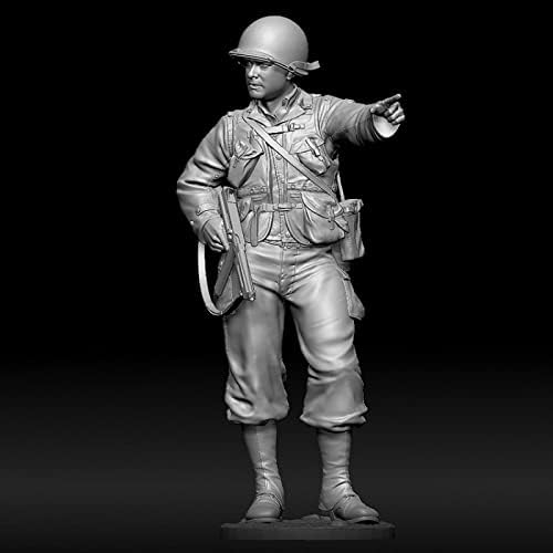 גודמואל 1/16 מלחמת העולם השנייה ארהב צבא קצין שרף חייל דגם אינו מורכב ולא צבוע מיניאטורי / גרזן 1-96