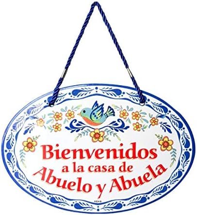 יצירות אמנות מסורתיות בינונידוס לה קאסה דה אבואלו ואבואלה ברוכים הבאים לביתו של סבא וסבתא קרמיקה