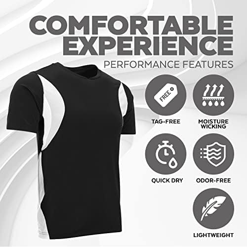 חולצות אתלטיות לגברים יבש חולצות טריקו-טריקו לחות של אנשי חולצות אימון לחולצות לחדר כושר חולצה
