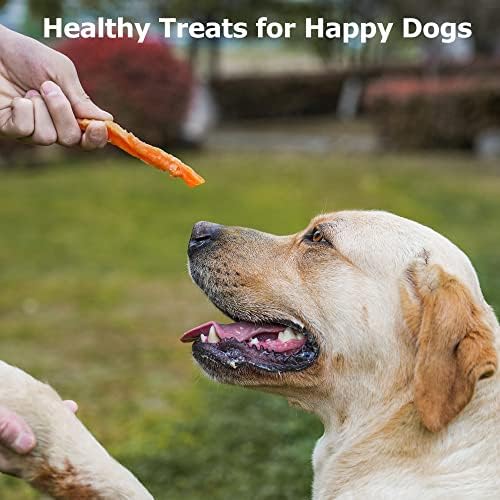 פינוקים של כלבים של הרטפט - עטיפות קופצניות של עוף ובטטה עם תמיכה בריאותית במפרק, כל הטבע וחטיפי