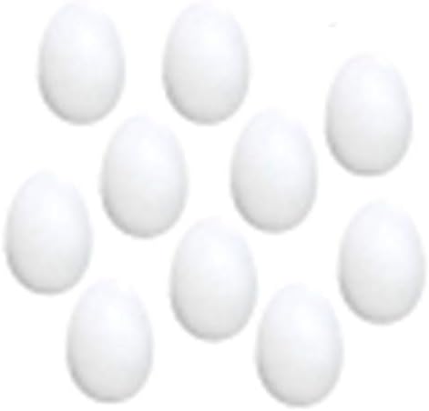 עיצוב חג המולד של Nuobesty 10 יחידים קצף מלאכה ביצי ביצי ביצי קצף דקורטיביות ביצי קישוט