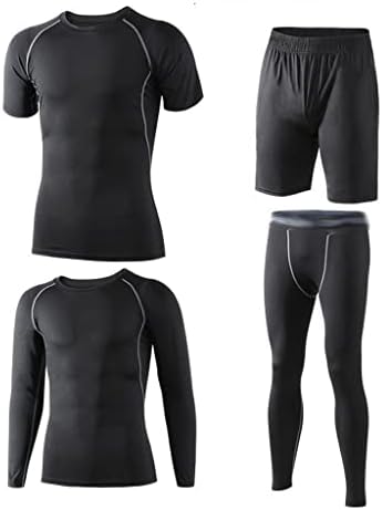 Yfsdx ריצה ריצה נושמת תחתוני כדורסל טייץ לבוש ספורט בגדי יוגה כושר כושר אימונית בגדי ספורט חליפת סטים לריצה