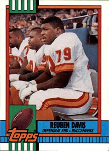 1990 Topps 413 REUBEN DAVIS BUCCANEERS NFL כרטיס כדורגל NM-MT