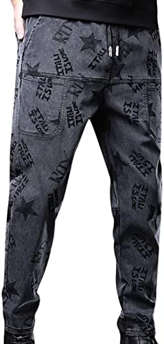 גברים מכנסי מטען מזדמנים גמישות קטיפה קטיפה סגירת כיס ג 'יינס מכנסיים אופנה מאנשי ג'ינס מכנסי ג'ינס