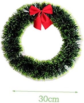AMOYER 1PC זר חג המולד זר זרי גלגול לבן מקסים עץ חג המולד עץ תלייה זרים ביתיים גן דלת קדמית מתנה קישוט