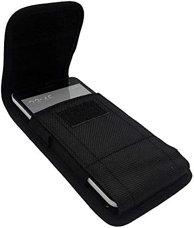 חגורה שחורה קליפ טלפון בעל המותניים שקית המותניים ניילון אנכית/אופקית למקרה של Umidigi Power/Super/A5 Pro/Umi One