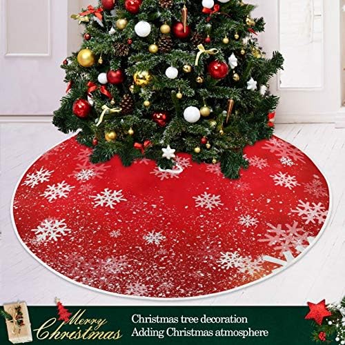 קישוט חצאית עץ חג המולד של אלזה, קישוט חצאית מיני עץ קטן 35.4 אינץ