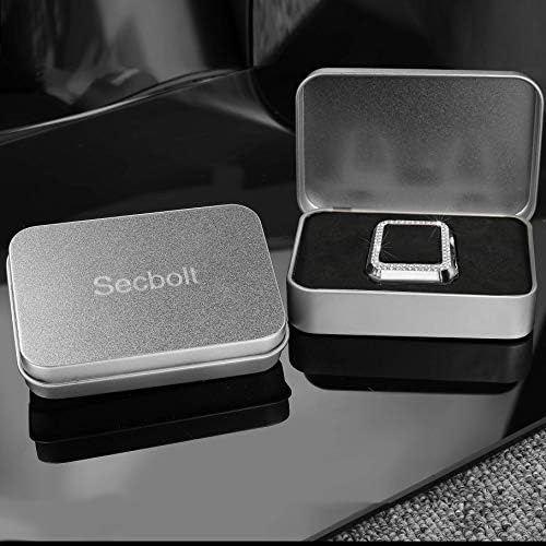Secbolt 45 ממ רצועת צמיד לבוש ומארז פגוש בלינג תואם לסדרה Apple Watch 7 45 ממ