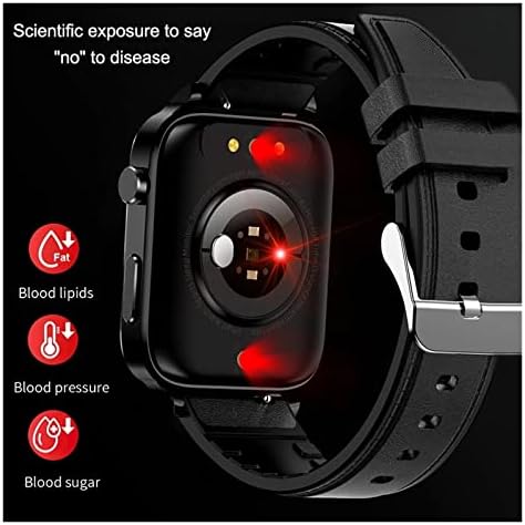 שעון חכם בדם גברים ספורט לחץ דם Smartwatch Wathe Glucometer Watch