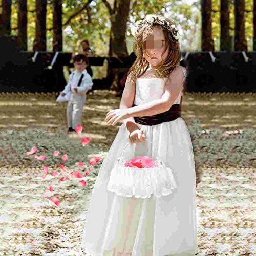 חתונה פרח ילדה סל פרל הכלה סל עבור כלה טקס מסיבת קישוט
