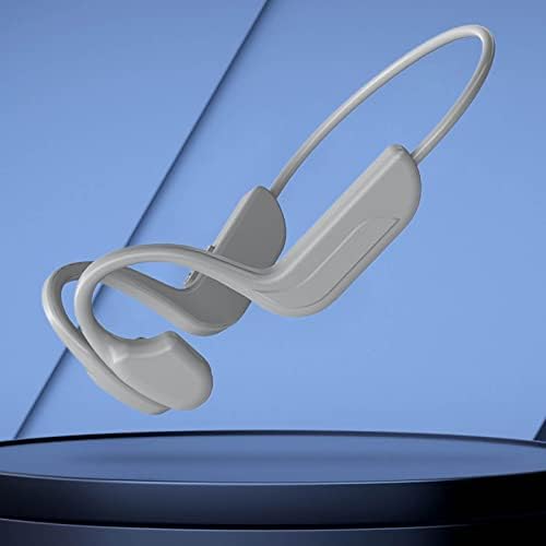 אוזניות הולכת עצם אלחוטית עם מיקרופון, אוזניות ספורט באוזן פתוחה של Bluetooth 5.0, 360 מעלות הניתנות
