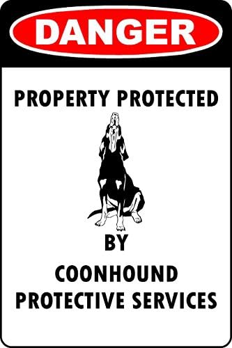 חניית חובבי Coonhound רק מדבקות מדבקות ויניל 8