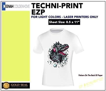 Techni Print EZP - נייר העברת חום לייזר 8.5 x11 500 גיליונות