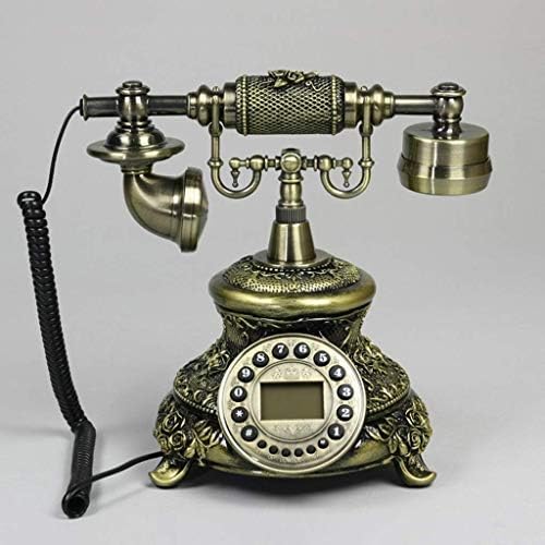PDGJG טלפון עתיק אירופי בית רטרו טלפון טלפון קווי טלפון קבוע