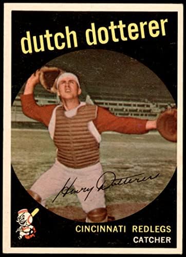 1959 Topps 288 Dotterer Dotterer ההולנדי סינסינטי אדומים כרטיסי דיקן 5 - אדומים לשעבר