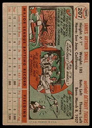 1956 Topps 207 ג'ים דטרויט טייגרס טייגרס VG Tigers