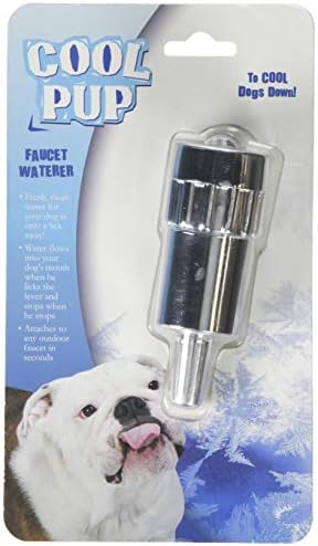 גור מגניב עם ברז מים-אביזרי ברז חיצוניים ייחודיים וחדשניים המקלים על הצעת כלבים מים קרירים ורעננים גם כשהם