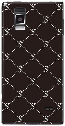 Monogram Skin Sope Sporm Black X עיצוב לבן על ידי ROTM/עבור Optimus G L-01E/DOCOMO DLGL1E-PCCL-202-Y351