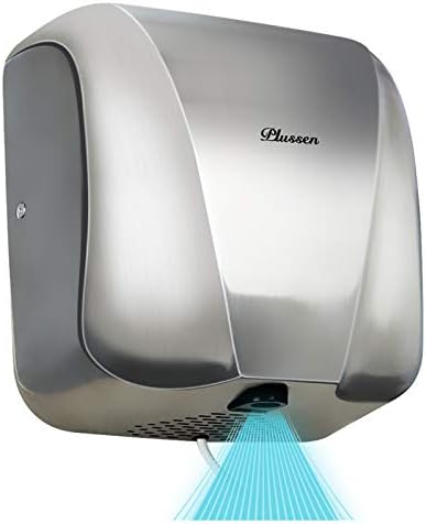 Plussen Dehesive Debute Depanser Respenser Mount, מייבשי יד מסחריים אוטומטיים לחדרי אמבטיה מסחריים 1800W