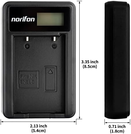 EN-EL5 מטען USB LCD עבור Nikon Coolpix 3700, 4200, 5200, 5900, 7900, P100, P3, P4, P500, P5000, P510, P5100,