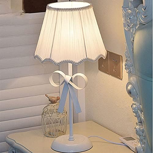 חמוד קשת שולחן מנורת בנות חדר מתכת ליד מיטת מנורות, דקורטיבי לילה אור שולחן שידה תאורה לחדר שינה