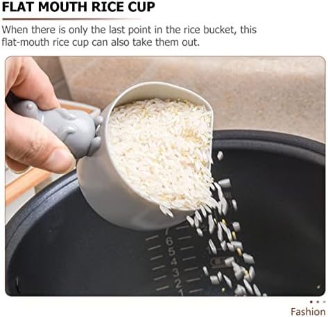 2 יחידות מטבח אספקת אורז מחזיק אורז מדידת כוס אורז מיכל אורז אחסון בית
