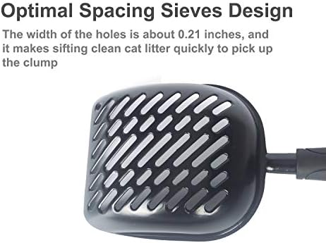 והיגו מתכת חתול המלטת סקופ עם חפירה עמוקה עיצוב / מוצק אלומיניום & מגבר; שאינו מקל ציפוי / עמיד