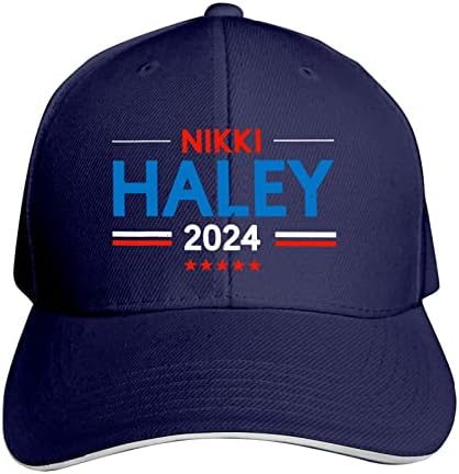 ניקי היילי לנשיא 2024 כובע בייסבול כובע מתכוונן כובע כובע דיג גברים נשים