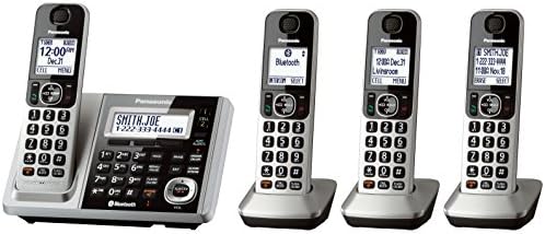 PANASONIN KX-TGF374S DECT 4-Handset טלפון קווי