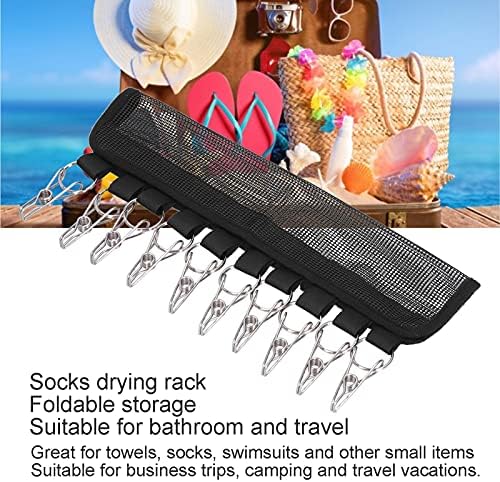 01 גרבי מקלב, מגבת קליפים קל לשימוש עבור נסיעות אמבטיה תליית בגדים