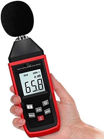 FZZDP רמת צליל דיגיטלית מד רעש בודק טונדף גלאי צג Decible Monitor 30-130DB אזעקת מכשיר מדידת שמע