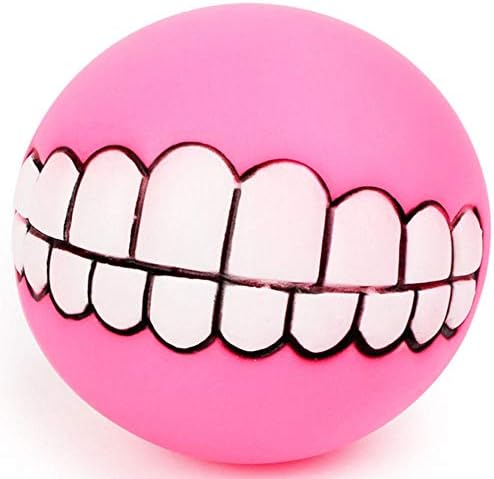 ZGSP חומר סיליקון 7 סמ שיניים כדוריות צעצוע חיית מחמד חיית מחמד מצחיק שיניים טוחנות צעצוע שמע, 6 חבילות