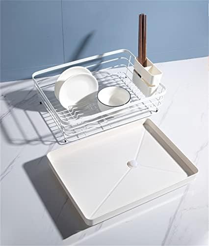 SDGH כיור מטבח עמדת כלים עם חור ייבוש צלחות ניקוז של כלי שולחן ומארגן סכום בעל קערות