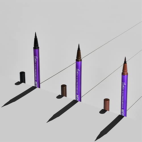 מברשת עט לנשוך את קצת עט אייליינר להגמיש 3 צבעים 0.6 גרם / עט אייליינר / מים הוכחת דיו