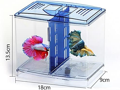 אקריליק דגי רבייה בידוד תיבת אקווריום מגדל דגי טנק בקיעת חממת דגי בית בית עבור שרימפס דגי ליצן