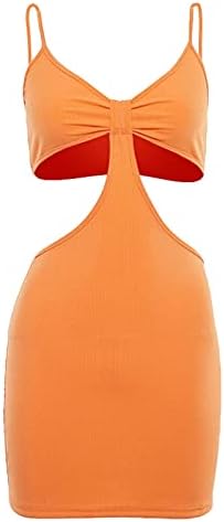 מיאשוי שמלות לנשים מקרית קיץ סקסי נשים של 2023 אביב / קיץ חדש קלע רצועת שרוולים נשים מקרית ארוך