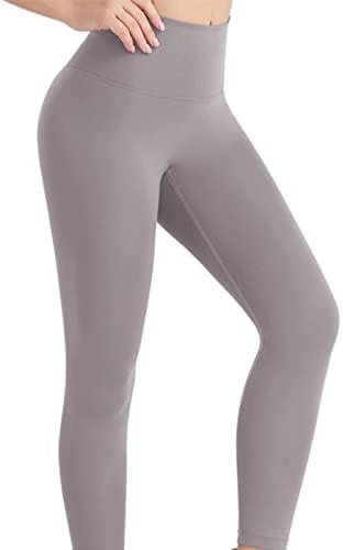 מכנסי ספורט לנשים הרמת הירך חותלות המריצות יוגה במכנסיים בצבע אחיד מכנסי ספורט מותניים גבוהים מכנסי