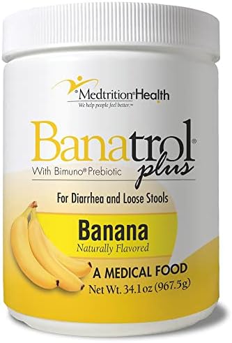 Banatrol® אנטי-קריאה טבעי עם פרביוטיקה, הקלה על IBS, שלשול חוזר, מזון רפואי נתמך קלינית, אי-הצבת,